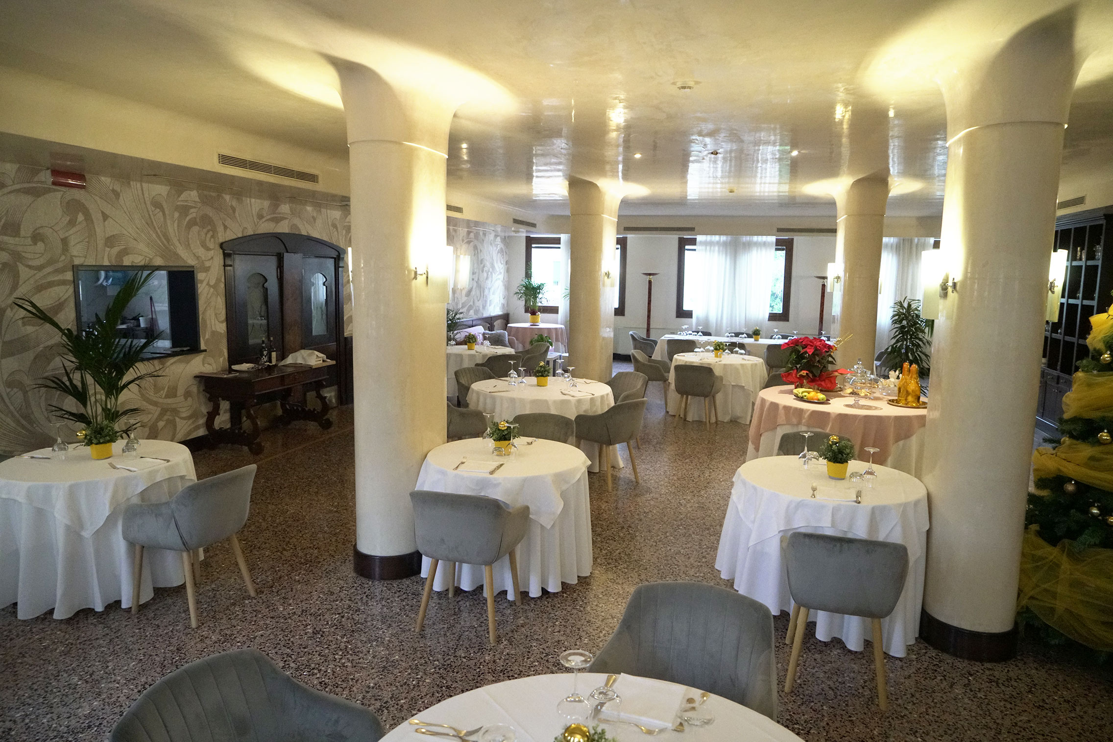 Sala storica del Ristorante Le Betulle